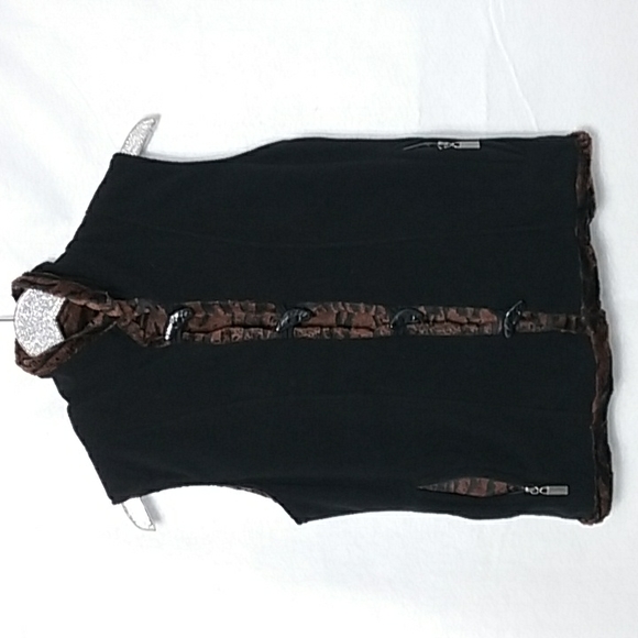 Wooly Bully Wear Colorado Women's Vest Size Small Reversible - Picture 3 of 8